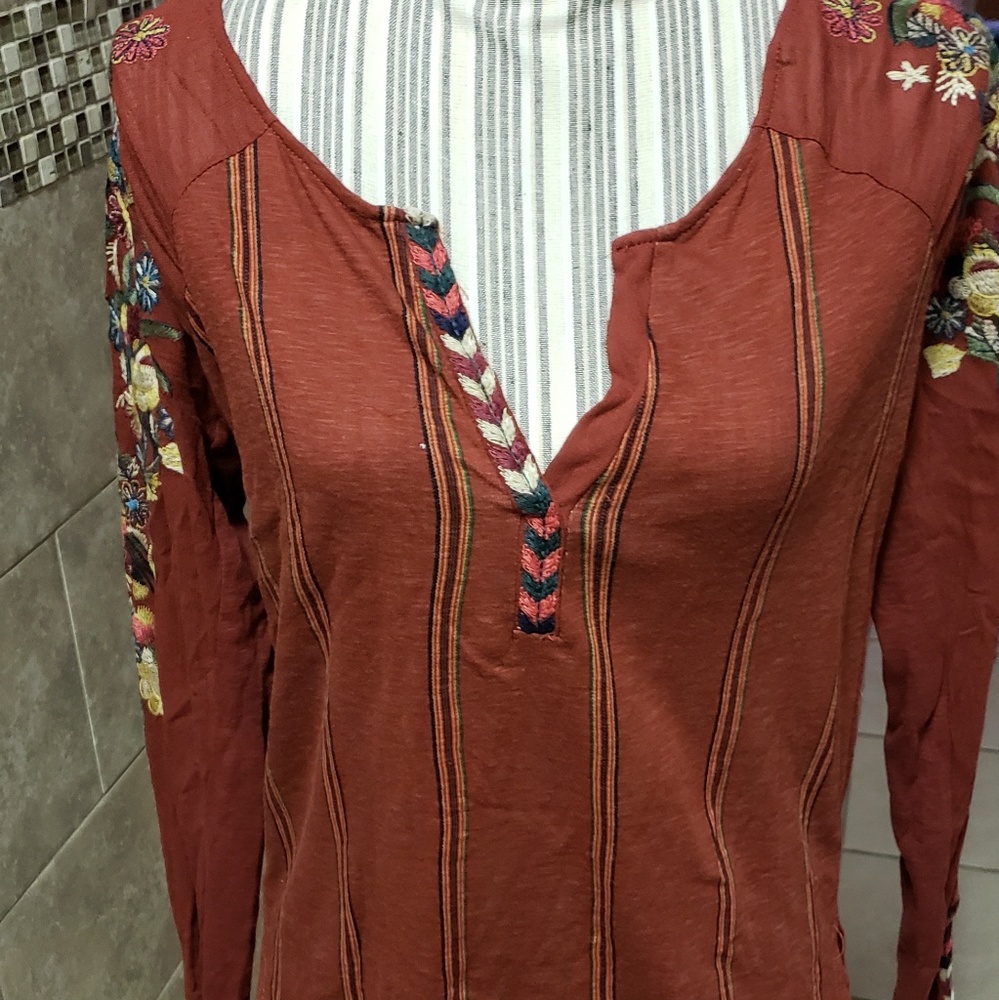 Tiny Embroidered Top